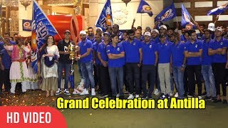 Mumbai Indians Team Party at Antilla | Grand Celebration at Ambani House | IPL 2019 Winner