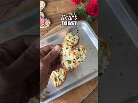 Heart Toast !! Perfect cute recipe