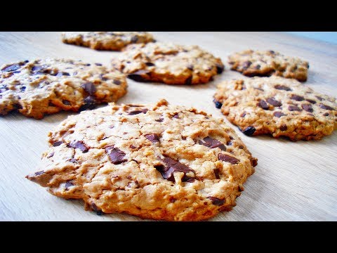 Rezept: Haferflocken - Cookies mit Schololadenstückchen selber machen