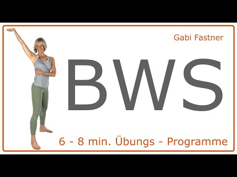 🔸 8 min. Brustwirbelsäulen-Gymnastik, bewegliche Rippenbögen, schmerzfreier oberer Rücken, o. Geräte