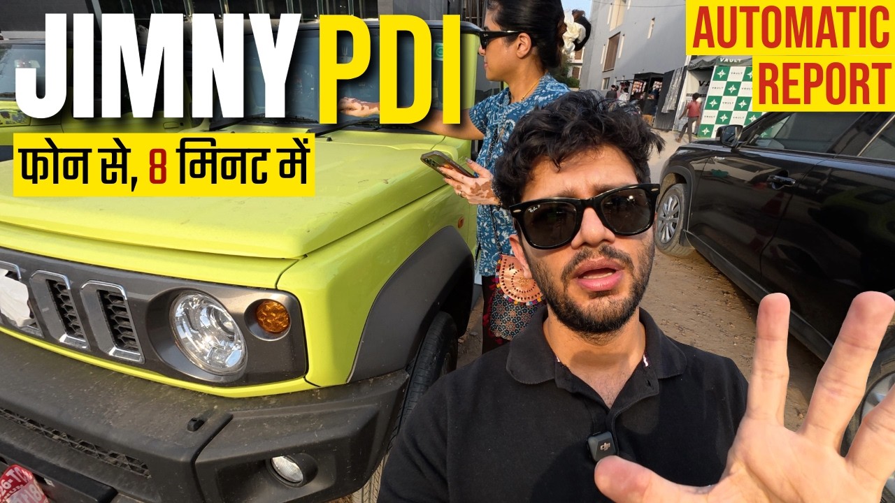 PDI walkthrough on a Maruti Suzuki Jimny using the tool