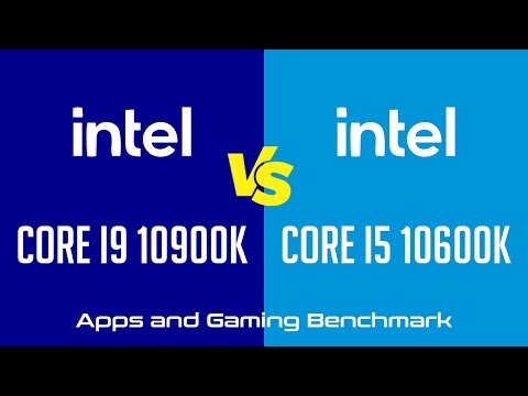 Intel Core i9 10900K vs Intel Core i5 10600K - Apps & Gaming Benchmark (RTX 3090)