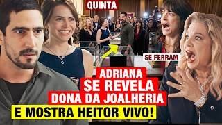 QUEM AMA CUIDA - Capítulo de hoje 17/09 QUINTA - Adriana MOSTRA Heitor e se REVELA DONA da JOALHERIA