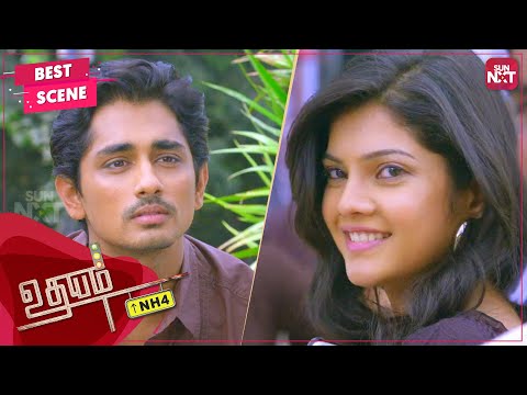 Siddharth wins Ashrita's attention | Udhayam NH4 | Tamil | Siddharth | Ashrita Shetty | SUNNXT