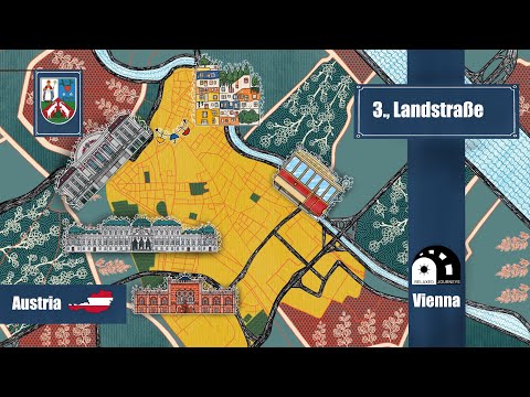 Vienna District 3: Artistic Side 🎨 Exploring the Unique (Landstraße) ✨ | Walking Path Included