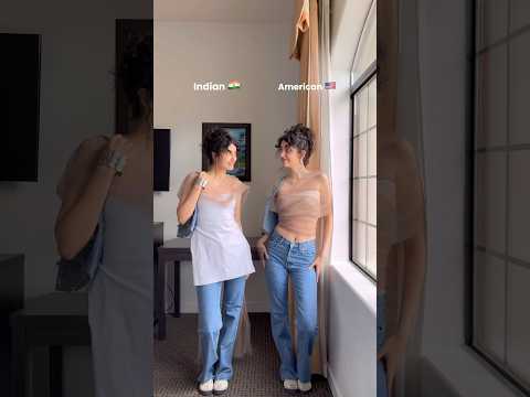 Which one you’d go for, indian style or american?🤩 #styleinspiration