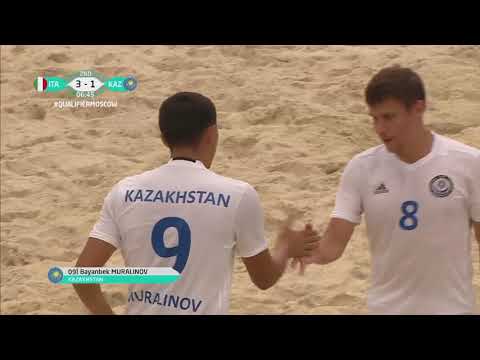 ITALY - KAZAKHSTAN Beach Soccer Europe Qualifier Moscow 2019 GOAL MURALINOV