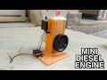 How To Make A Diesel Engine Model At Home Mini Diesel Engine From Cardboard