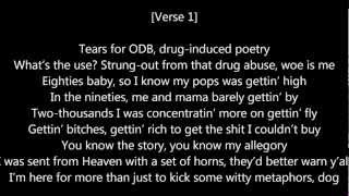J.Cole - Tears For ODB  (LYRICS)(HQ)