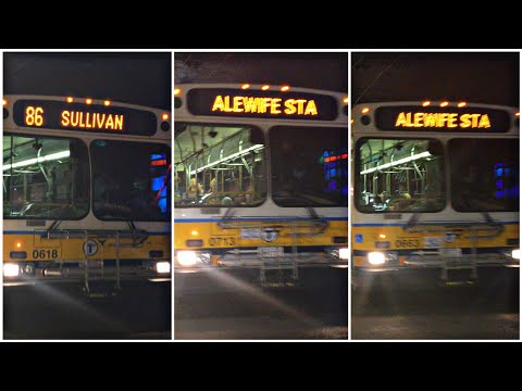 MBTA Bus Action: Red Line Shuttle Edition | Early 2020 [HD]