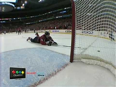 Nicklas Backstrom's amazing save - NHL 2010 playoffs vs. Montreal Canadien