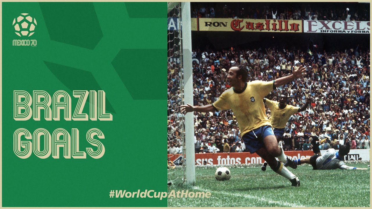 Todos os gols do Brasil na Copa do Mundo 1970