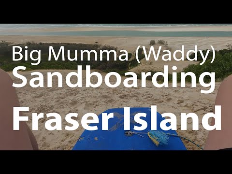 Driving to Big Mumma Waddy Point - Sandboarding on Fraser Island | All About Fraser