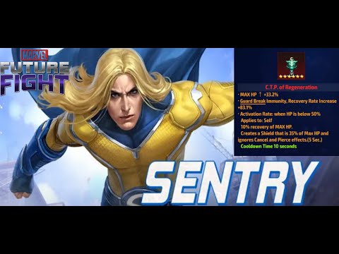 [Marvel Future Fight] Sentry vs Knull // Ctp of Regeneration // Pvp Build Gameplay //