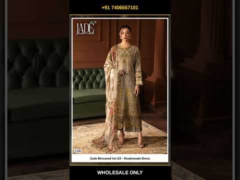 Jade Binsaeed Vol 23 - Readymade Dress – product video thumbnail