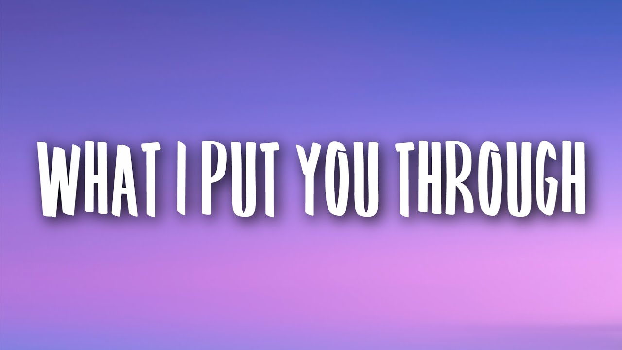 Conor Maynard - What I Put You Through (Lyrics)