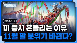흔들리는 미국 증시..이 분위기는 도대체 언제 바뀔까 | 월가백브리핑