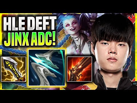 DEFT DESTROYING WITH JINX! - HLE Deft Plays Jinx ADC vs Ashe! | Season 11