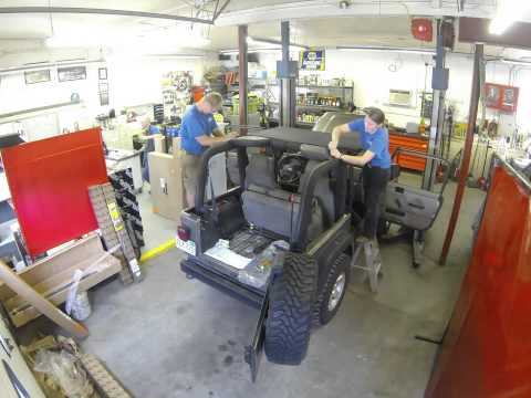 Bestop half cab install