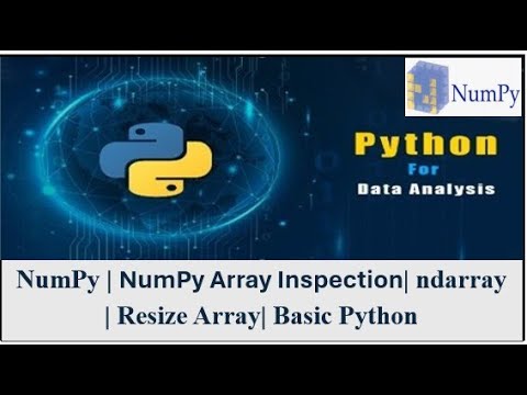Numpy Numpy Array Inspection Resize Array Basic Python Nd Array