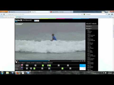 Hurley Lowers Pro 2011 John Florence v Owen Wright Rd 3 Heat 7 (J-Flo shoulda won!!!)