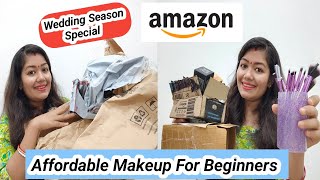 Amazon Wedding Season Beauty Haul 2025 | Affordable Makeup For Beginners | Krrish Sarkar
