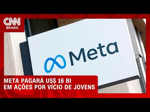 Meta fecha acordo de US$ 16 bilhões em processo por vício em redes sociais | CNN 360°