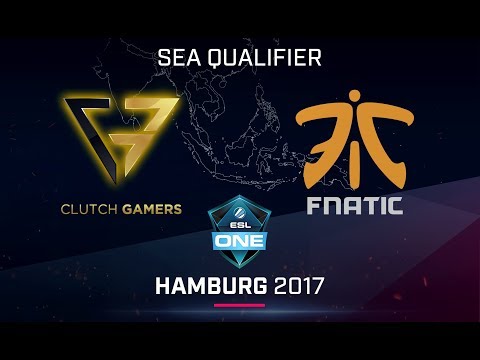 Dota 2 - Clutch Gamers vs. fnatic [Game 1] - Semifinal - SEA Qualifier - ESL One Hamburg 2017