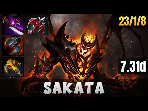 SAKATA Shadow Fiend MID LANE Gameplay WITH 23 KILLS | Dota 2 Full Game