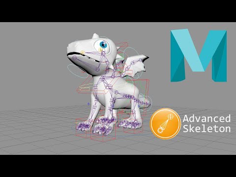 3D TIPS:  Rigging a DRAGON  for production PART 1