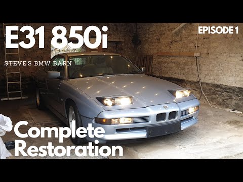 Thumbnail for BMW E31 850i "Glacier" - Complete Restoration - Episode One by BMW E31, BMW, Car, BMW E3
