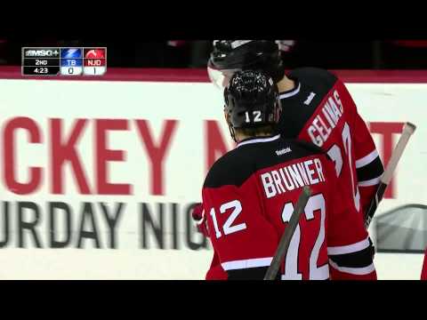 12.14.13 - Devils vs. Lightning - 1 Brunner Goal