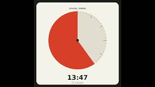 23 Minute Visual Countdown Timer