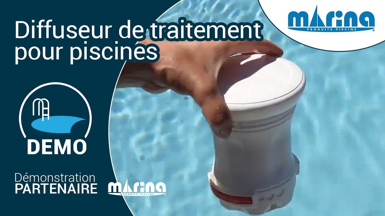 Chlore piscine : utiliser un diffuseur de traitement complet