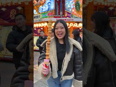 Everything I ate at Shinsekai in Osaka, Japan 😍🐙🍤