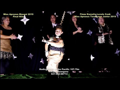 MISS APRAXUS MASANI 2019 FINAL NITE -  FINAU K L COOK - Radio Waves of the Pacific 107 7fm