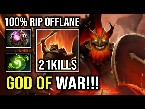 GOD OF WAR Double Arena Refresher + Octarine Mars 100% Counter Everyone Dota 2