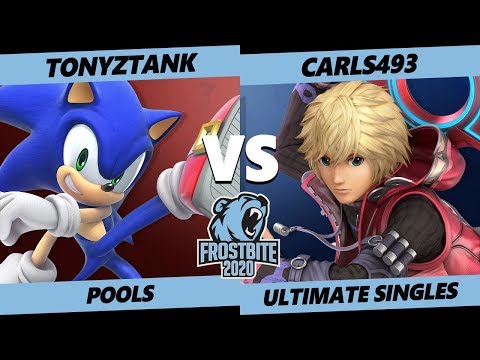 Frostbite 2020 SSBU Pools - TonyZTank (Sonic) Vs. Carls493 (Shulk) Smash Ultimate Singles