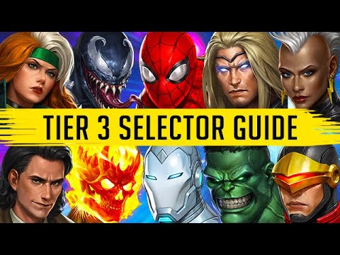 Tier 3 Selector Guide 2022 (1st to 20th Ranked) - Marvel Future Fight