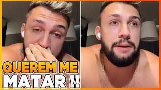 Arthur Picoli do BBB 21 est sofrendo ameaas de morte!