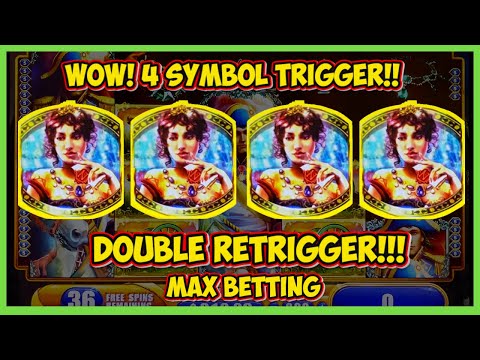 4-SYMBOL TRIGGER + DOUBLE RETRIGGER! ★ Napoleon & Josephine ★ - BIG WINs on Classic WMS Slot!
