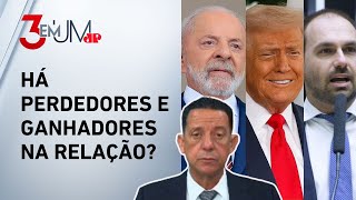 Eduardo Bolsonaro é ‘camisa 10’ de Lula após encontro com Trump? Trindade avalia