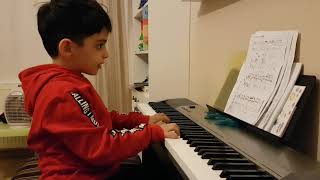 Karantina günlerinde piyano çalışması #akkoyu