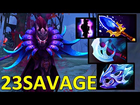SPECTRE TALON 23SAVAGE WITH AGHANIM SCEPTER AND MOON SHARD - DOTA 2 7.32 GAMEPLAY