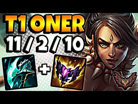 T1 Oner Nidalee vs Ekko [ Jungle ] Patch 13.1 Korea Grandmaster ✅