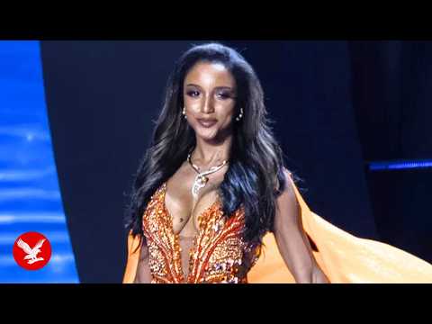 Miss Jamaica falls off stage at Miss Universe pageant 2025