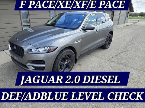 Jaguar F-Pace DIESEL 2.0L DEF/ADBlue Level Check/Range To Empty/Jaguar XE/XF/EVOQUE 2017 2018 2019