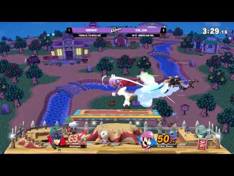 Fusion.exe 59 - ShineBurst (Marth) vs Echo_Sean (Luigi, Shulk) - Top 32 - Winners Semi-Final