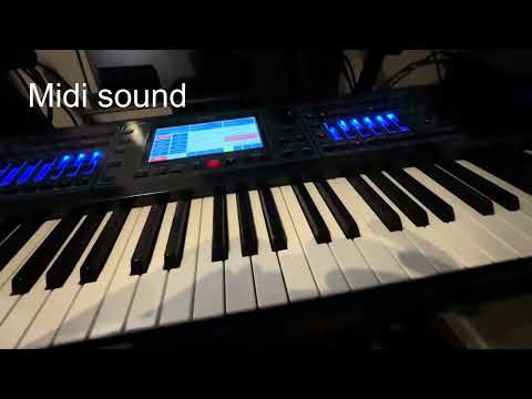 Audio vs midi sound is a big difference 🤞