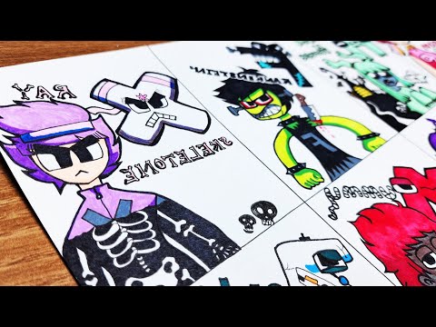 Drawing Alphabet Lore-Real Life / Humanized Alphabet Lore Halloween version